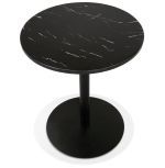 Kulatý jídelní stůl YUGA 60 CM černý