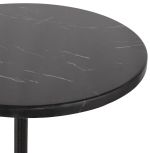 Kulatý jídelní stůl KAFO 60 CM černý