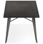 Jídelní stůl COLOC 76 CM tmavě šedý