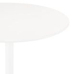 Kulatý jídelní stůl EGRETT 80 CM bílý