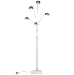 Stojací lampa BUSH 200 CM chrom