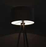 Stojací lampa TRIVET 159 CM černá