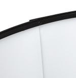 Stojací lampa TRIVET 159 CM černá/bílá