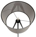 Stojací lampa TRIVET 159 CM šedá/černá