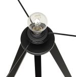 Stojací lampa TRIVET 159 CM šedá/černá