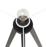 Stojací lampa TRIVET 159 CM bílá/černá