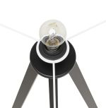 Stojací lampa TRIVET 159 CM bílá/černá