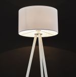 Stojací lampa TRIVET 159 CM bílá