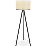 Stojací lampa TRIPTIK 160 CM přírodní/černá