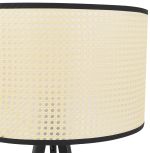 Stojací lampa TRIPTIK 160 CM přírodní/černá