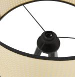 Stojací lampa TRIPTIK 160 CM přírodní/černá