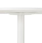 Kancelářský stůl kulatý REKON 90 CM bílý