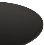 Kancelářský stůl kulatý RADON 90 CM černý