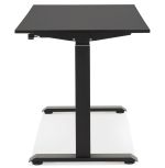 Výškově nastavitelný kancelářský stůl OLLA 120 CM černý