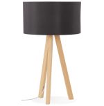 Stolní lampa TRIVET MINI 64 CM černá/přírodní