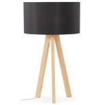 Stolní lampa TRIVET MINI 64 CM černá/přírodní