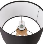 Stolní lampa TRIVET MINI 64 CM černá/přírodní