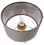 Stolní lampa TRIVET MINI 64 CM šedá/přírodní