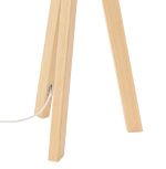 Stolní lampa TRIVET MINI 64 CM šedá/přírodní