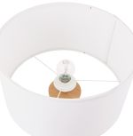Stolní lampa TRIVET MINI 64 CM bílá/přírodní