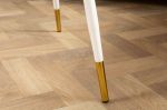 2SET konferenční stolek PARIS 45/60 CM bílý - ROZBALENO