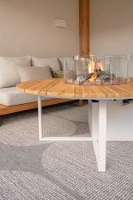 Cosiloft 120 kulatý- bílý/deska teak Cosiloft 120 kulatý- bílý/deska teak