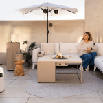 Stůl s plynovým ohništěm COSI- typ Cosiloft 120 béžový/pískový