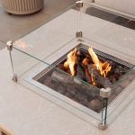 Stůl s plynovým ohništěm COSI- typ Cosiloft 120 béžový/pískový