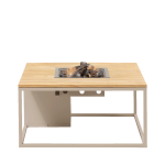 Stůl s plynovým ohništěm COSI- typ Cosiloft 100 písečně béžový / kamenná deska