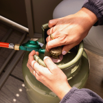 Plynové ohniště Cosipillar Tube černá Plynové ohniště Cosipillar Tube černá