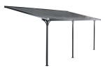 Pergola PIERCE 620 CM šedé stínění