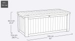 Úložný box ADELLA 570L grafit