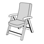 STAR 8041 střední - polstr na židli a křeslo