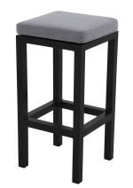 EXPERT WOOD antracit - zahradní gastro barový hliníkový stůl 90 x 90 x 110cm