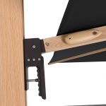 ALU WOOD XL 4x3 m - výkyvný zahradní slunečník s boční tyčí