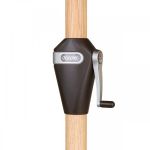 ALU WOOD 3,5 m - slunečník s klikou s ULTRA UV ochranou