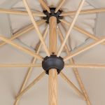 ALU WOOD 3,5 m - slunečník s klikou s ULTRA UV ochranou