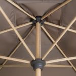 ALU WOOD 3 x 2 m – slunečník s automatickým naklápěním s ULTRA UV ochranou