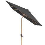 ALU WOOD 210 x 140 cm – slunečník s automatickým naklápěním s ULTRA UV ochranou