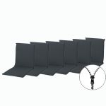 ELEGANT 2430 nízký - set 6 ks - polstry na židli a křeslo