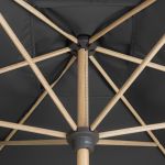 ALU WOOD 3 x 2 m – slunečník s automatickým naklápěním s ULTRA UV ochranou
