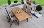 CONCEPT teak FSC - zahradní hliníkové polohovací křeslo