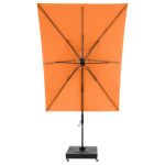 myZone 220 x 300 cm LED - výkyvný zahradní slunečník s boční tyčí
