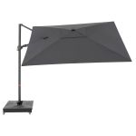 myZone 220 x 300 cm LED - výkyvný zahradní slunečník s boční tyčí