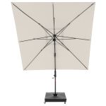 myZone 280 x 280 cm - výkyvný zahradní slunečník s boční tyčí