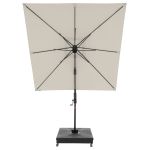 myZone 210 x 210 cm - výkyvný zahradní slunečník s boční tyčí