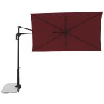 ACTIVE 240 x 135 cm - moderní slunečník s boční nohou