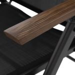 EXPERT WOOD Plus - zahradní hliníkové polohovací křeslo