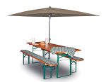 SUNLINE WATERPROOF 230 x 190 cm – balkónový naklápěcí slunečník