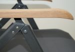 CONCEPT teak FSC - zahradní hliníkové polohovací křeslo
